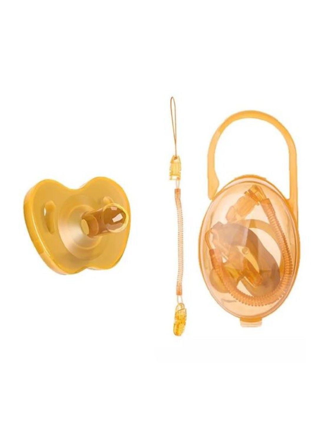 Vcoool Premium Silicone Pacifier with Case and Antislip Strap Day and